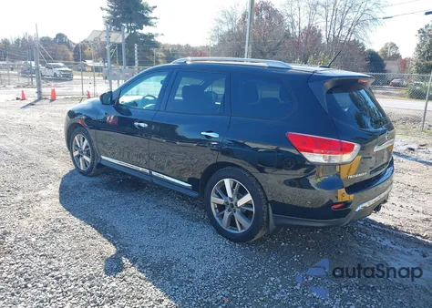 2015 Nissan Pathfinder Platinum из США, поврежденный, VIN 5N1AR2MM7FC687998